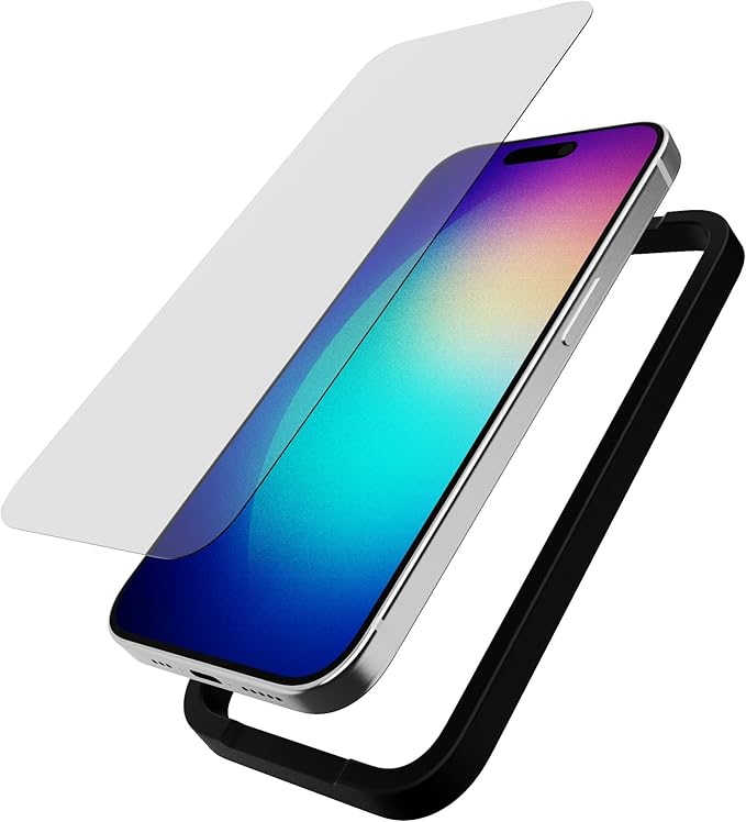 Tech21 Impact Glass Screen Protector for iPhone 15 Pro - Pack of 2