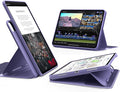 ESR for iPad Pro 13 Inch Case (M5/M4) 2025/2024 Rotating Case with Removable Magnetic Cover Adjustable Portrait/Landscape Stand 9 Standing Angles Shift Series Purple