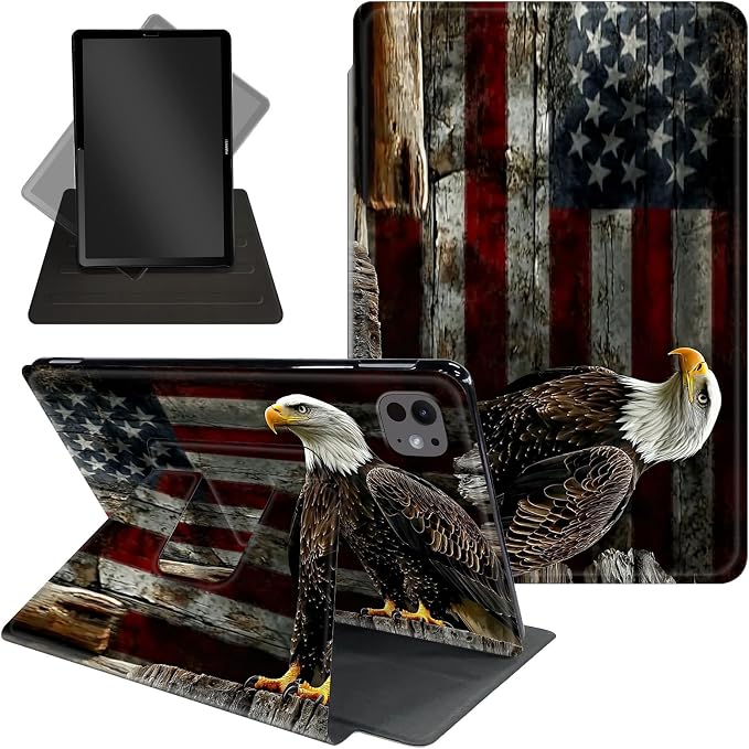 Bald Eagle American Flag