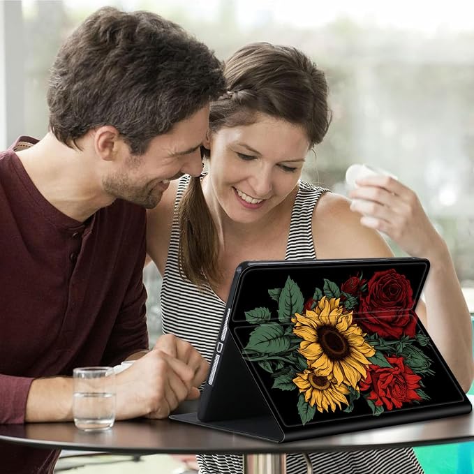 Roses and Sunflowers