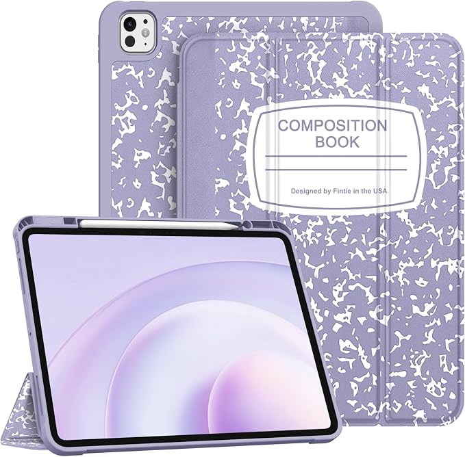 composition book lilac