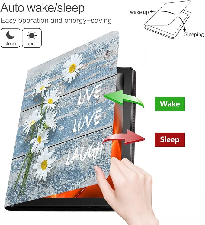 Dreamy Daisy Vintage Wood Board Live Love Laugh