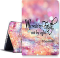 for Fire Hd 10 Tablet Case 11th/13th Generation 2021/2023 ReleaseHybrid Slim Multi-Angles Stand Cover for Kindle Fire HD 10 Plus 11th GenAuto Wake/Sleep-we Walk by Faith Pink Purple