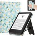 CoBak Case for 6 E-Reader - PU Leather Smart Cover with Auto Sleep/Wake &amp Hand Strap not Compatible with Kobo ClaraBlue Daisy