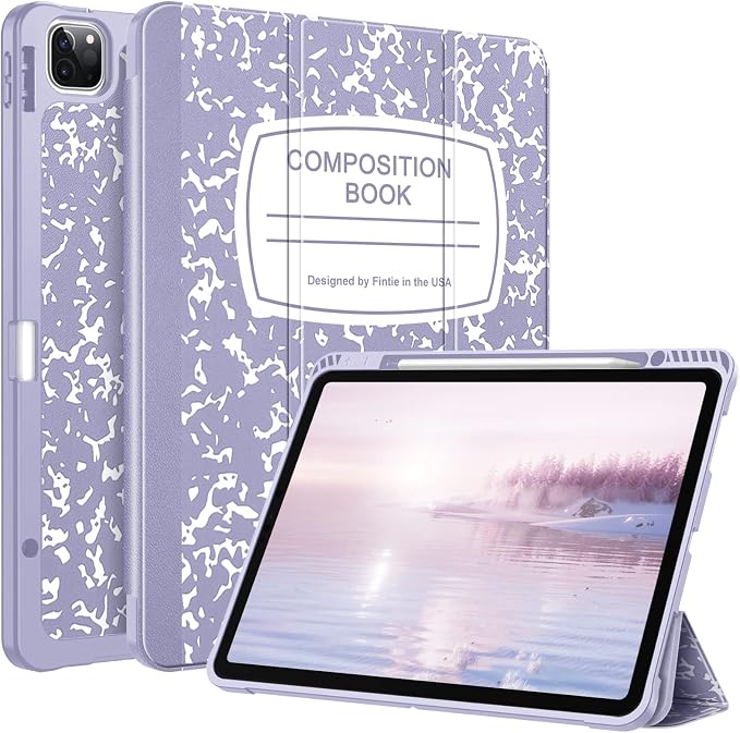 composition book lilac