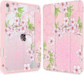 Mektron Case for 2026 iPad Air 13 inch M4 Cover Compatible 2025 iPad Air 13 inch M3 2024 iPad Air 13 inch M2 with Pencil Holder Shockproof Clear Shell Blossom Sakura-Pink
