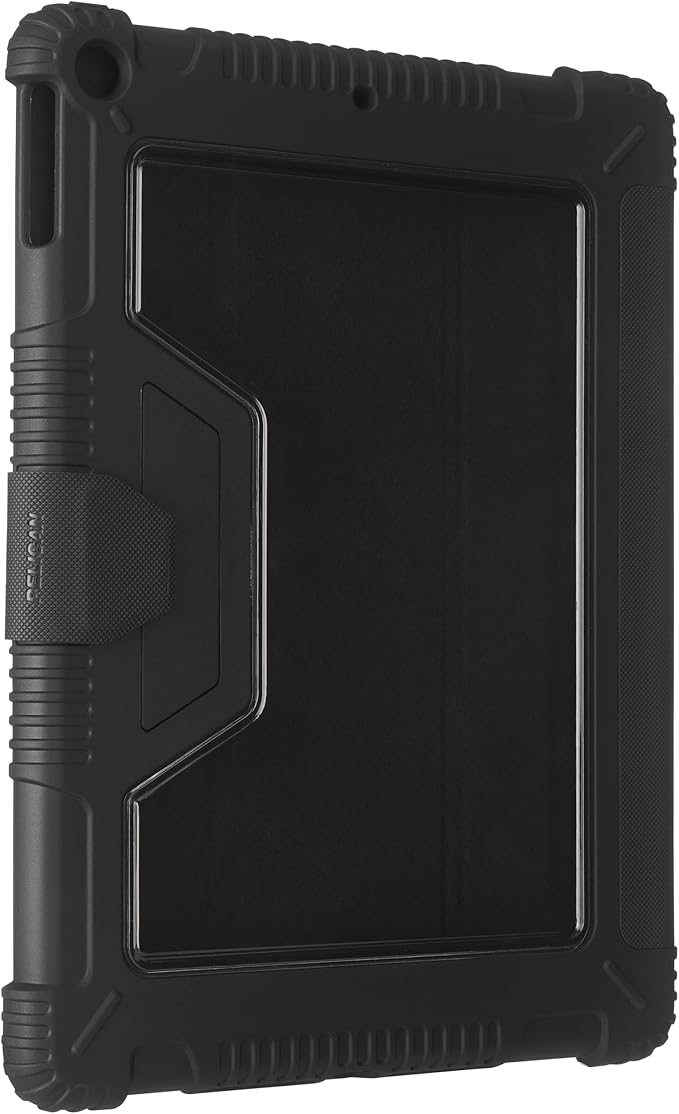 Pelican - Diplomat Series - Ultra Rugged Folio Case for iPad (9th gen 2021) - Dual Stand Functionality - 10.2 inch - Black