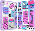 May Chen for iPad (A16) 11th Generation Case 11 Inch 2025 iPad 10th Gen Case 2022 10.9 inch Built-in Pencil Holder with Shockproof Cover Clear Back Shell Auto Wake/Sleep Girls calligraphic