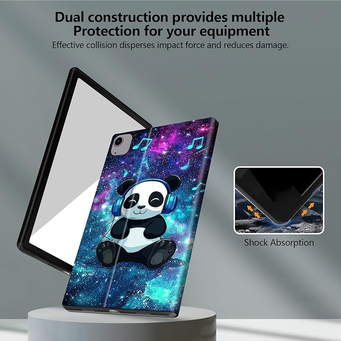 Blue Galaxy And Cute Panda