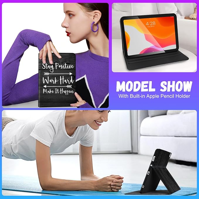 8-for iPad 9.7-Black Word