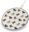 Horse Racing Jockeys Phone Charger Magnetic Charging Pad Anti-Slip with USB Cable