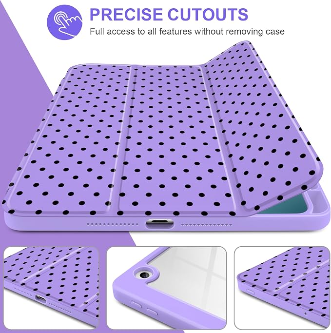 Purple polka dot