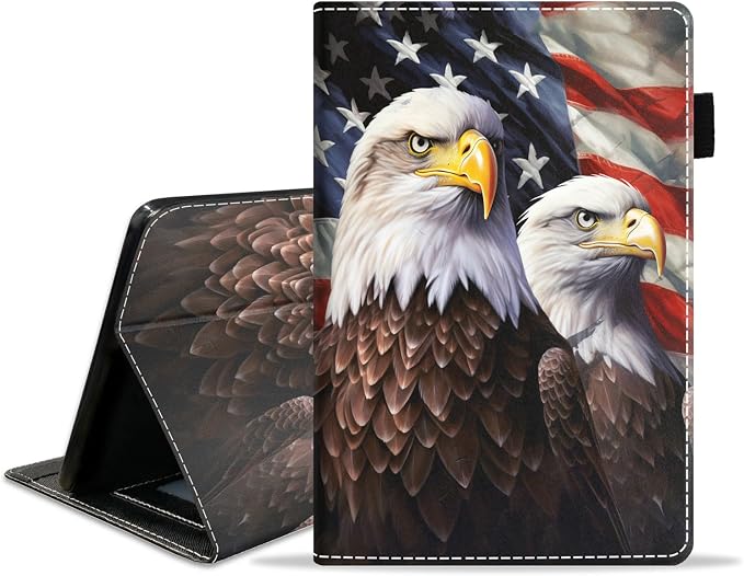 Patriotic American Flag Bald Eagle