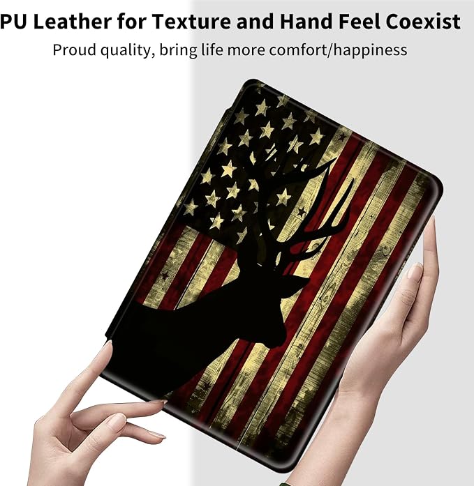 American Flag Deer Silhouette