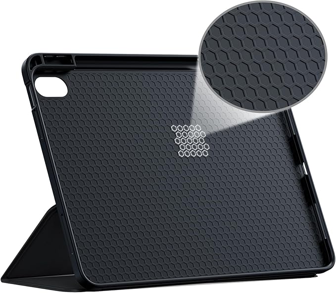 TORRAS for iPad 10th Generation Case (2022) 10.9 inch - Military Grade Heavy Duty Shockproof Protective Cover with Pencil Holder 6 Angles Magnetic Stand Auto Sleep/Wake - Black