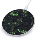 Green Eye Mandala Phone Charger Magnetic Charging Pad Anti-Slip with USB Cable