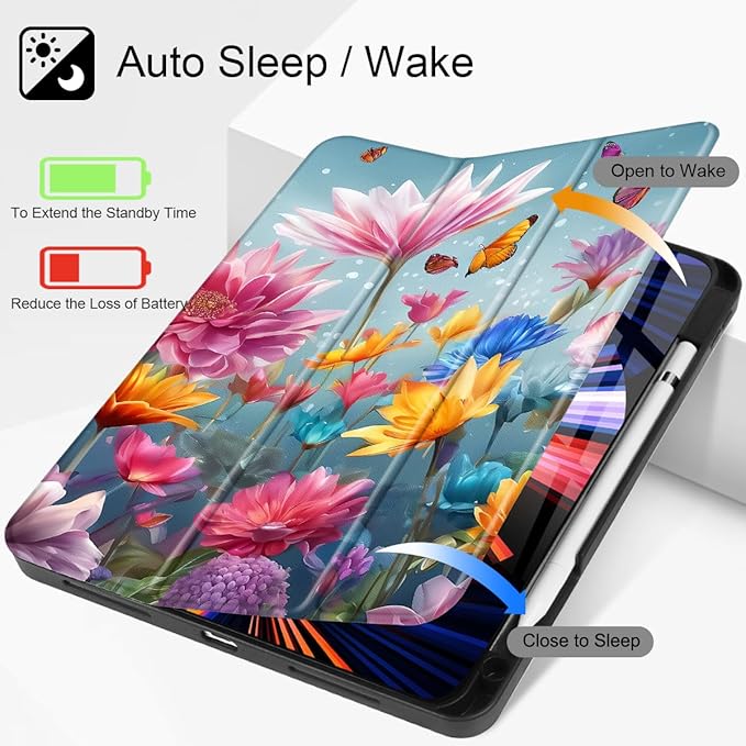 Multicolored floral