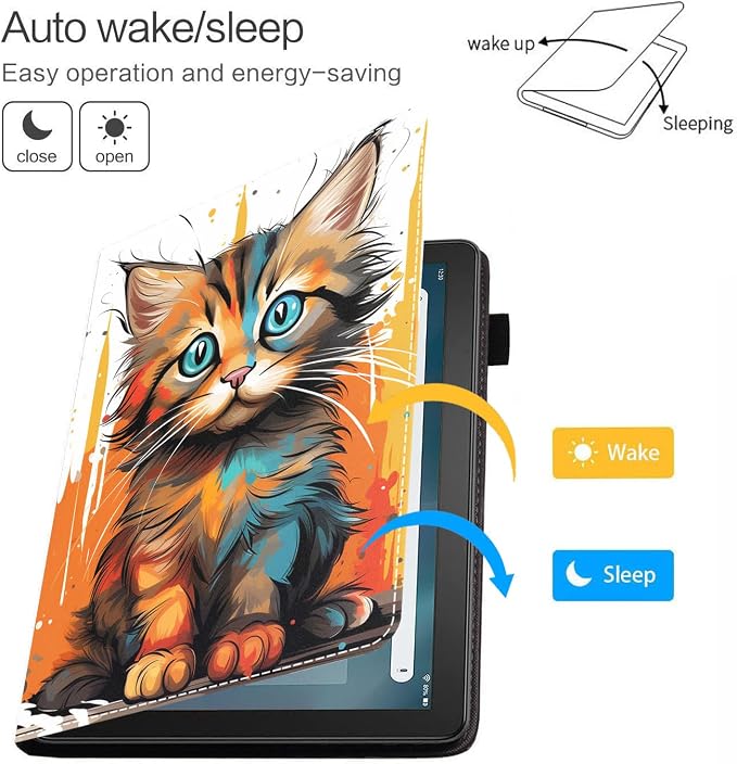 Watercolor Cartoon Cat