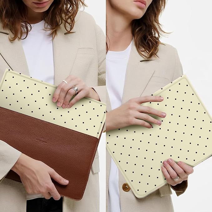 Black Polka Dots Beige