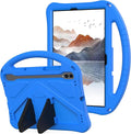 Case for Samsung Galaxy Tab S10 Lite/S10 FE/S9 FE (10.9'') Kids EVA Protective Cover with Stand Handle Blue