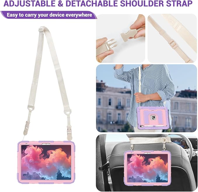 iPad 11-inch (A16) 2025/iPad 10.9 Case-Purple