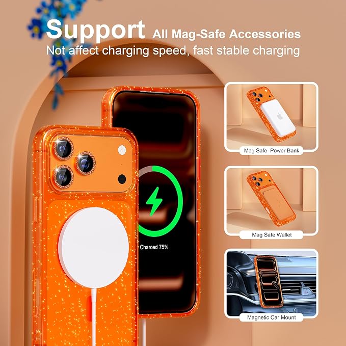 Glitter Orange