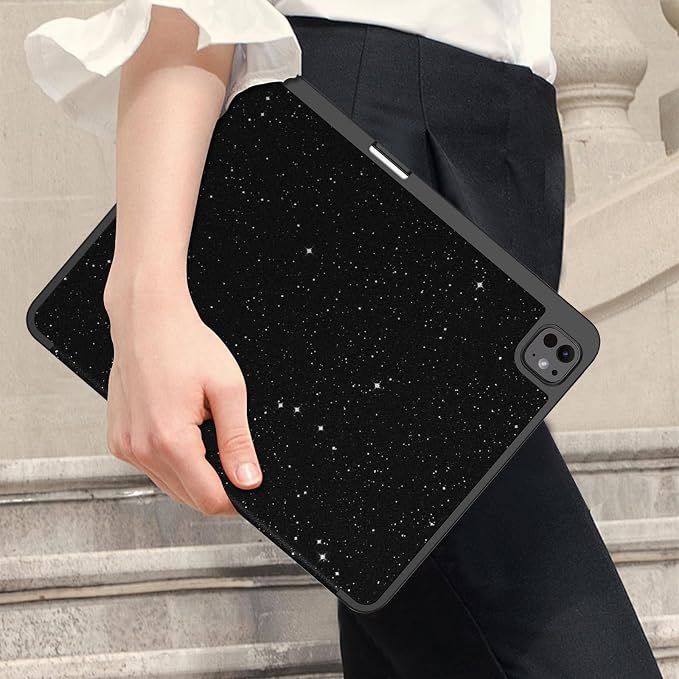PZ6-Black Glitter Sparkly