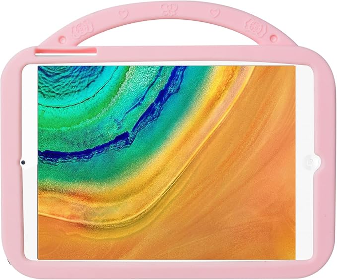 Cartoon Case for Samsung Galaxy Tab A8 10.5 2022MONEHOYSY Cute Soft Silicone Kickstand [Drop ProofShock ProofAnti Slip] Back Stand Cover Case for Kids Children Teens Girls Boys (Melody)