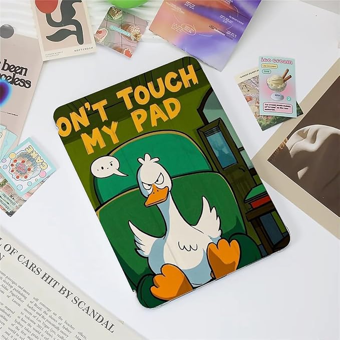 angry duck don't touch my pad