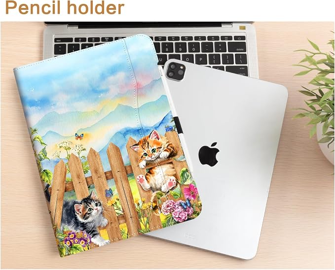 Retro Wooden Fence Cat