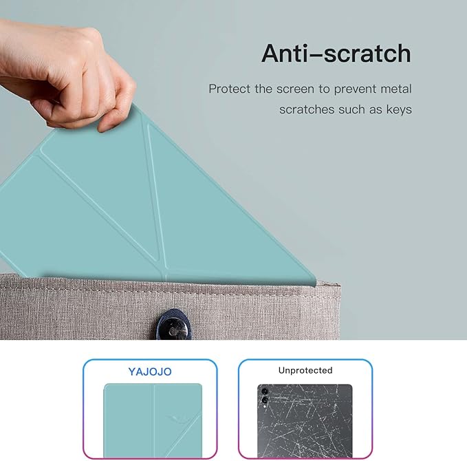 for Samsung Galaxy Tab S11 Ultra Case 14.6 inch Magnetic Attachment | Auto Wake/Sleep | Multi-Viewing Angles | Slim Light Shell Cover | Compatible with Samsung Galaxy Tab S11 Ultra | Light Green