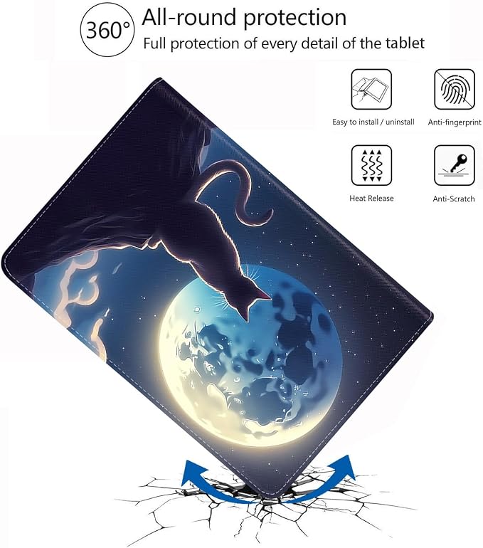 Cat Under the Moon-1