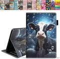 Case for All-New Amazon Fire HD 10 &amp 10 Plus Tablet 10.1 (13th/11th Generation 2023/2021 Release) Slim PU Leather Stand Cover with Card Slot &amp Auto Wake/Sleep Cute Cow