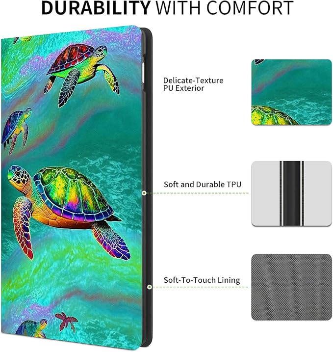 Colorful Sea Turtles