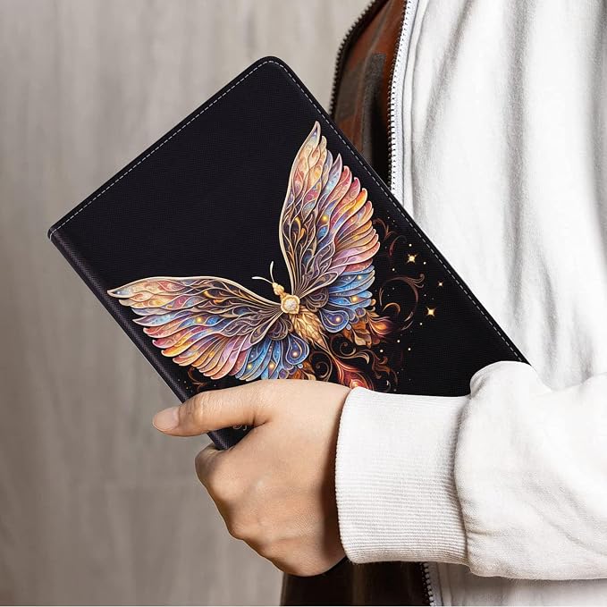 Neon Colorful Butterfly Art