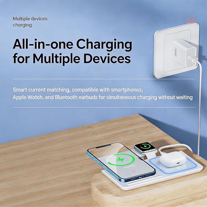 Multifunctional Wireless Charger X455 White