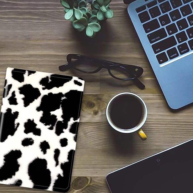 Black and White Cow Print