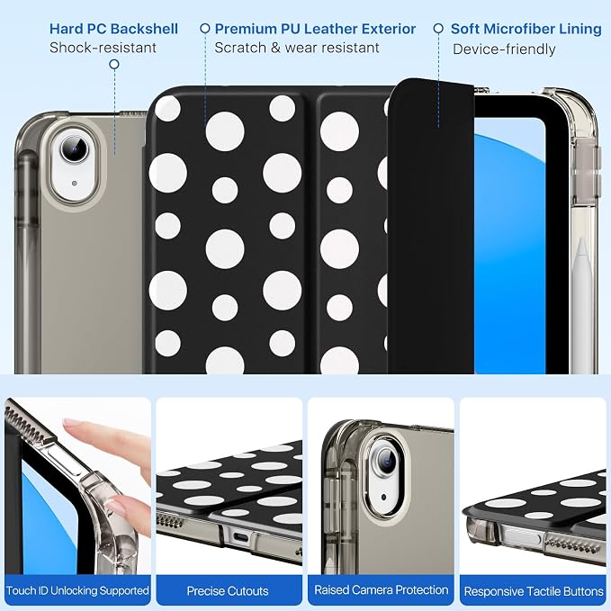 C-Polka Dot Black