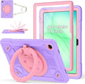 for Samsung Galaxy Tab A11 Plus/A9 Plus case with Screen Protector/ 360° Rotating Stand/Shoulder Strap Cover for Galaxy Tab A11+ Plus/A9+ Plus 11 inch 2025/2023 Released