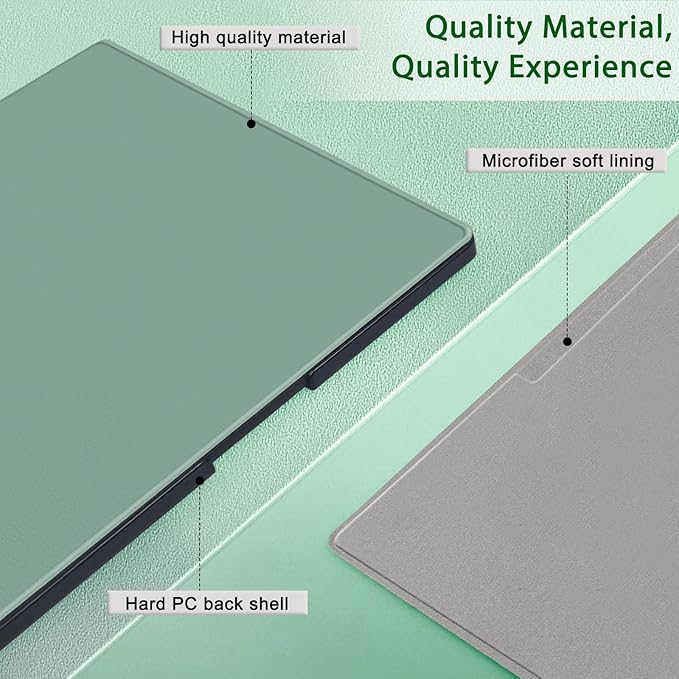 Case for Remarkable Paper Pro Tablet 11.8 (Released in 2024) Hard Back Shell Protective Book Folio Cover with Built-in Pen Holder with Auto Sleep/Wake Function.