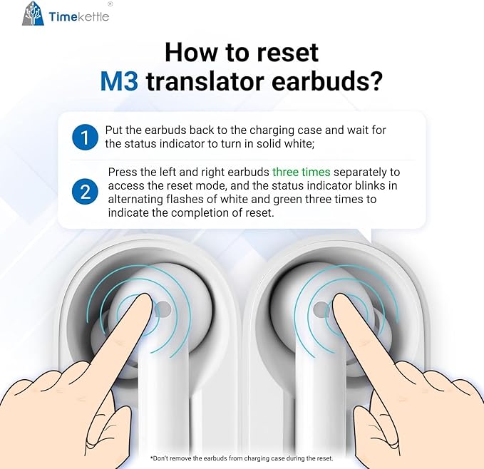 Timekettle M3 3 in 1 Language Translation Earbuds43 Languages &amp 96 Accents Offline Translator No Subscriptionfor Exploring Expat Life Freely APP Compatible with iOS &amp Android