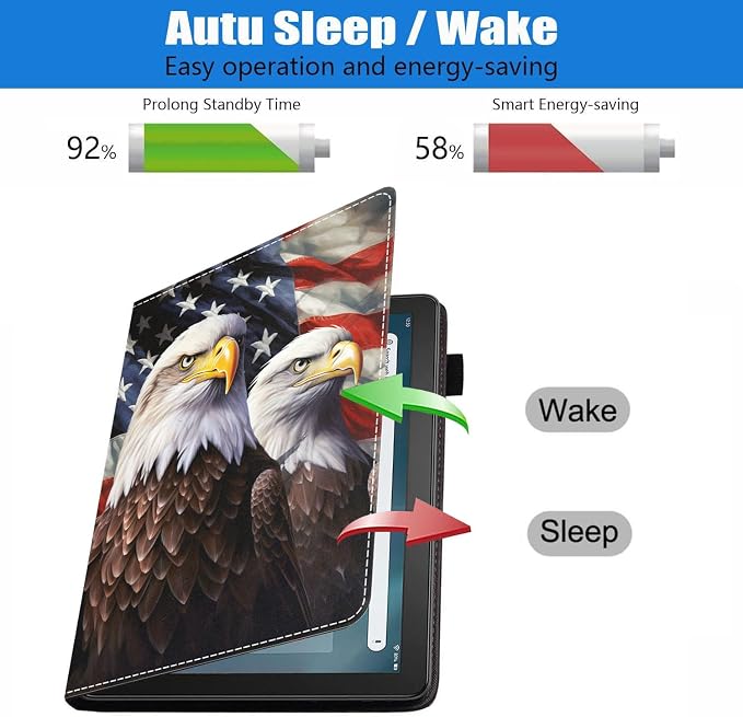 Patriotic American Flag Bald Eagle