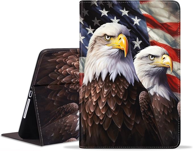 Patriotic American Flag Bald Eagle