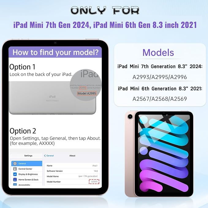 iPad Mini7/6 Case-Purple