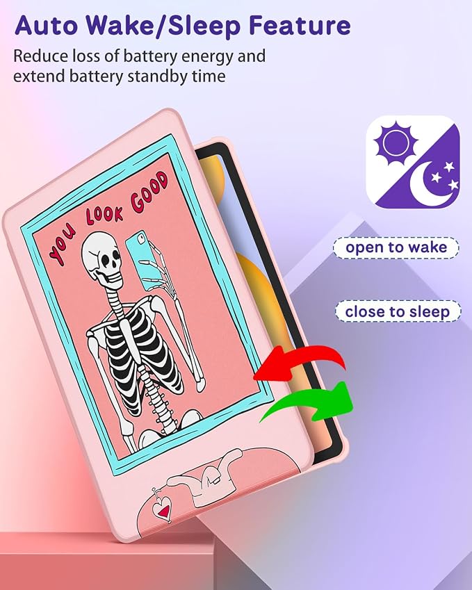2-for Tab S6 Lite-Skeleton Selfie