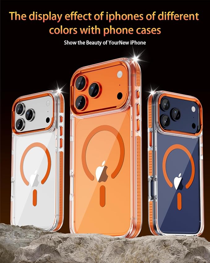 Clear Orange non-slip