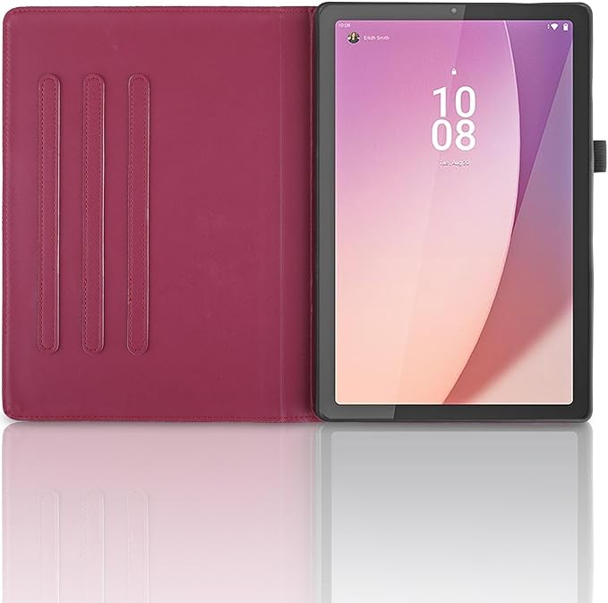 Tablet PC Bags Cases Sleeves Compatible With Lenovo Tab M9 9.0 Inch (Model: TB-310FU 2023 Released) Tablet Case 360 Degree Rotating Stand Foldable Tablet Case Tree Of Life Embossed Shell(Vermelho)