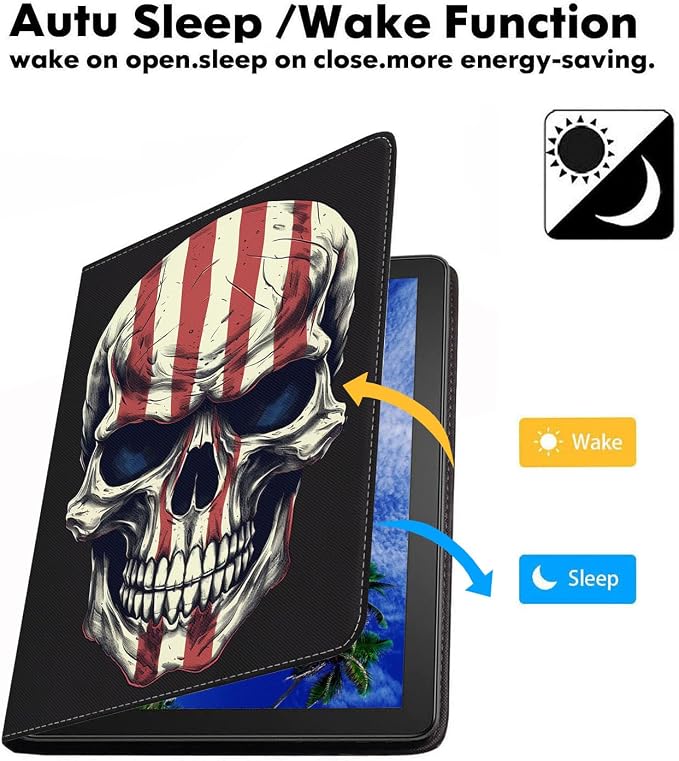 American Flag Skull