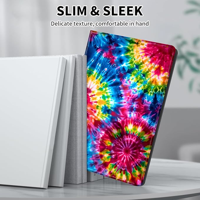Case for Microsoft Surface Pro 7 Plus/7/6/5/4 12.3 Inch TabletLeather Folio Adjustable Stand for Surface Pro Case 12.3Rainbow Color