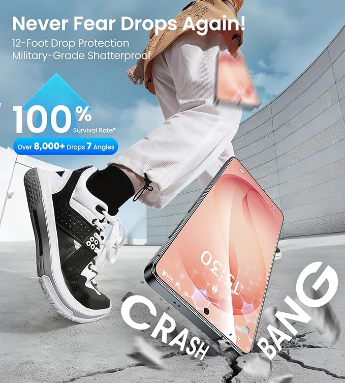 Uyiton UnBreak-Glass for Samsung Galaxy S26 Ultra Screen Protector [Ultrasonic Fingerprint Support][Auto-Alignment Frame] Scratch-Resistant Bubble-Free S26 Ultra Screen Protector 3 Pack